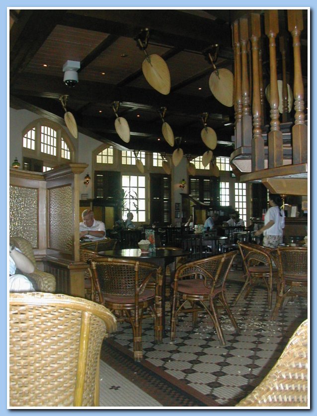 Inside the Long Bar, Raffles Hotel